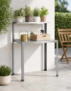vidaXL Маса за засаждане 60 x 50 x 104 cm Поцинкована стомана