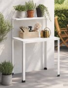 vidaXL Маса за засаждане 60 x 50 x 104 cm Прахово боядисана стомана