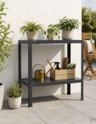 vidaXL Маса за засаждане 60 x 50 x 80 см Прахово боядисана стомана