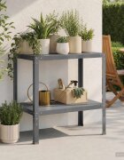 vidaXL Маса за засаждане 60 x 50 x 80 см Прахово боядисана стомана