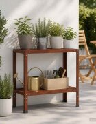 vidaXL Маса за засаждане 80 x 40 x 80 cm Кортенова стомана Ръждясало