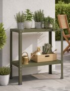 vidaXL Маса за засаждане 80 x 40 x 80 cm Прахово боядисана стомана