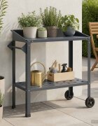 vidaXL Маса за засаждане с колела 96 x 50 x 89 см