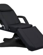 vidaXL Масажна кушетка черна 180x62x(865-118) см