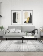 vidaXL Маси за кафе 2 бр бетонно сиво 50x46x50 инженерно дърво