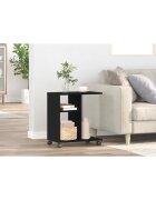 vidaXL Масичка Черен дъб 50 x 30 x 55 см Инженерна дървесина