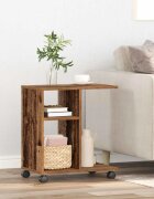 vidaXL Масичка Старо дърво 50 x 30 x 55 см Инженерна дървесина