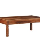 vidaXL масичка за кафе 110x60x40 cm масивна дървесина акация