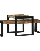 vidaXL Масичка за кафе 2 бр. Многоцветен 48 x 40 x 40 см
