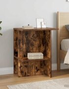 vidaXL Масичка за кафе 2 бр. Опушен дъб 40 x 30 x 49 см