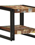 vidaXL Масичка за кафе 40 x 40 x 38 cm Солидно възстановено дърво