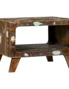 vidaXL Масичка за кафе 50 x 50 x 35 cm Солидно възстановено дърво