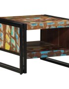 vidaXL Масичка за кафе 50x50x38 cm регенерирано дърво масив