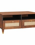vidaXL Масичка за кафе 80 x 54 x 40 см Солидно мангово дърво