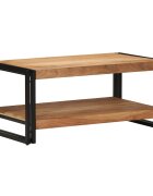vidaXL масичка за кафе 90x50x38 cm масивна дървесина акация