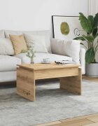 vidaXL Масичка за кафе Artisan Oak 68x50x38 cm Инженерна дървесина
