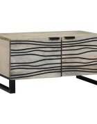 vidaXL Масичка за кафе Бяло 80 x 50 x 40 cm Инженерна дървесина