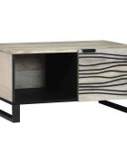 vidaXL Масичка за кафе Бяло 80 x 50 x 40 cm Инженерна дървесина