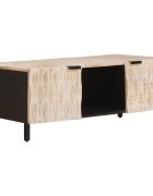 vidaXL Масичка за кафе Бяло Размер 100 x 54 x 40 см