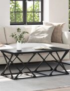 vidaXL Масичка за кафе Черния дъб 100 x 49 x 40 см Инженерна дървесина