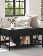 vidaXL Масичка за кафе Черния дъб 100 x 55 x 48.5 см