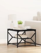 vidaXL Масичка за кафе Черния дъб 51 x 50 x 40 см