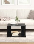 vidaXL Масичка за кафе Черния дъб 515 x 515 x 30 см