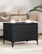 vidaXL Масичка за кафе Черния дъб 60 x 445 x 45 см