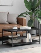 vidaXL Масичка за кафе Черния дъб 90 x 49 x 40 см Инженерна дървесина