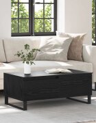 vidaXL Масичка за кафе Черния дъб 90 x 50 x 365 см