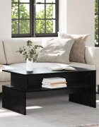 vidaXL Масичка за кафе Черния дъб 90 x 55 x 425 см