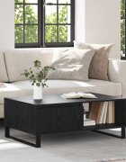 vidaXL Масичка за кафе Черния дъб 90 x 60 x 35 cm Инженерна дървесина