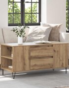 vidaXL Масичка за кафе Дъб 102 x 445 x 50 см Инженерна дървесина