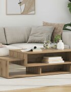 vidaXL Масичка за кафе Дъб 105 x 50 x 325 см Инженерна дървесина