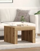 vidaXL Масичка за кафе Дъб 50 x 50 x 35 cm Инженерна дървесина