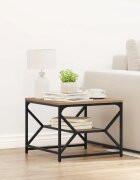 vidaXL Масичка за кафе Дъб 51 x 50 x 40 см