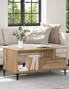 vidaXL Масичка за кафе Дъб 90 x 49 x 45 см Инженерна дървесина