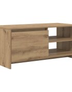vidaXL Масичка за кафе Дъб артизан 102 x 50 x 45 см
