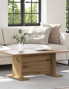 vidaXL Масичка за кафе дъб артизан 103.5 x 60 x 40 см