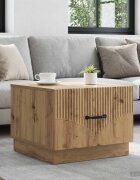 vidaXL Масичка за кафе Дъб артизан 49 x 50 x 37 см Инженерна дървесина