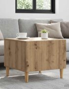 vidaXL Масичка за кафе Дъб артизан 49 x 50 x 40 см Инженерна дървесина