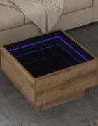 vidaXL Масичка за кафе дъб артизан 50 x 50 x 30 см