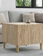 vidaXL Масичка за кафе Дъб сонома 50 x 49 x 40 см Инженерна дървесина