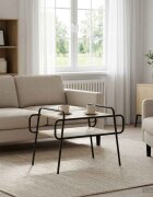 vidaXL Масичка за кафе Дъб сонома 70 x 50 x 51 см Инженерна дървесина