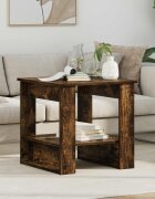 vidaXL Масичка за кафе Димян дъб 51 x 50 x 50 см Инженерна дървесина