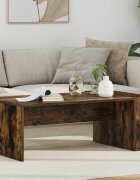vidaXL Масичка за кафе Димян дъб 95 x 50 x 34 см Инженерна дървесина
