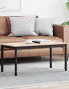 vidaXL Масичка за кафе Естествен 100 x 50 x 45 cm Солидно борово дърво