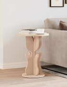 vidaXL Масичка за кафе Естествен 395 х 395 х 535 см