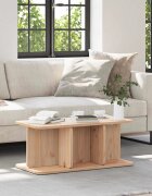 vidaXL Масичка за кафе Естествен 80 x 395 x 335 см
