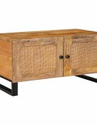 vidaXL Масичка за кафе Естествен 80 x 50 x 40 cm Солидно мангово дърво